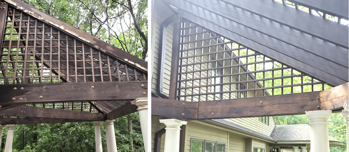 Exterior Wood Staining